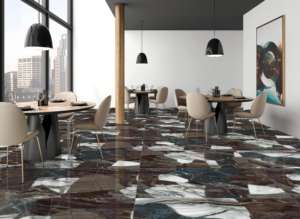 Collection de porcelaine brillante Signature 800x1600 1200x1800 750x1500mm, conçue pour l'architecture moderne avec une réflexion brillante - Product Image 6