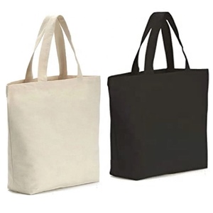 Sac en toile de coton pur taille et Logo personnalisés coton réutilisable approuvé par GOTS hommes et femmes shopping sacs fabriqués à la main pour l'épicerie - Product Image 6