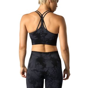 Custom Wholesale Women Seamless Sports Bra OEM ODM Manufacturer Breathable Strappy <b>Back</b> Yoga Gym Fitness Activewear - Product Image 2