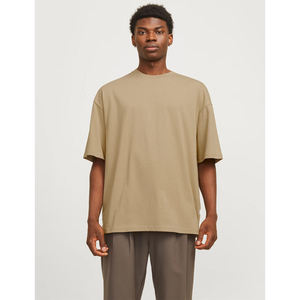 T-shirt surdimensionné pour homme, longueur allongée, style streetwear, tenue décontractée, tissu respirant, confortable - Product Image 2