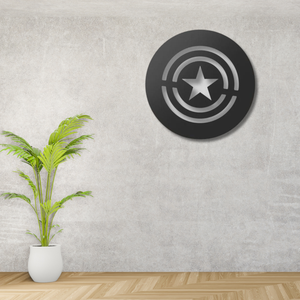 งานศิลปะติดผนังโลหะสีดำ สไตล์โมเดิร์นมินิมอล ของตกแต่งบ้านร่วมสมัย - Product Image 3