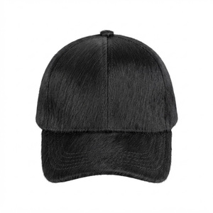 Gorra de Béisbol Unisex Negra de 6 Paneles, Sarga de Algodón, Ajustable, Informal, para las Cuatro Estaciones - Product Image 1