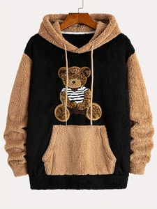 Wholesale Professional Solid Fleece Breathable Men's Custom Oversized Hoodie - Product Image 1