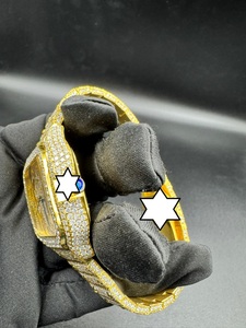 Reloj de Lujo de Acero Inoxidable con Incrustaciones de Diamantes Moissanite VVS1, Analógico, Elegante, Estilo Hip Hop, Deportivo, de Negocios, Antiguo, con Movimiento Automático - Product Image 6