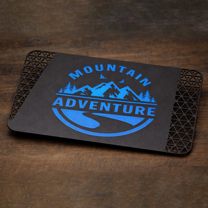 Tarjeta de Visita de Lujo con Logotipo Personalizado, Plateada en Zinc, Impresión en Serigrafía, Negra - Product Image 3