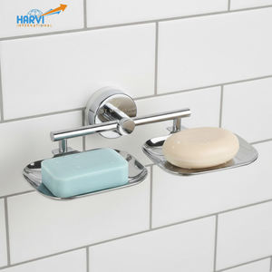 Porte-savon double écologique de la collection Arion au design moderne pour salle de bain, cuisine, chambres d'hôtel, organisation du comptoir - Product Image 2