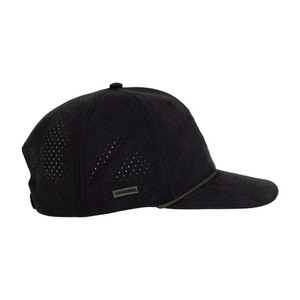 Luxury OEM ODM Wholesale High Crown <b>Flat</b> Square Brim Sports Baseball Cap with Custom Logo, 5 Panel Blank Snapback Rope <b>Hat</b> 256 - Product Image 3