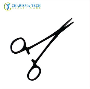 ที่จับเข็มมายอเฮการ์เคลือบสีดำ Charismatech เครื่องมือผ่าตัดสแตนเลสแบบใช้มือ  ปากหยัก สำหรับโรงพยาบาล - Product Image 2