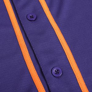 Uniforme de Béisbol Académico, Jersey de Moda, Poliéster, Diseño con Contraste Intenso, Kit de Equipo Personalizado, Doble Costura, Bordado con Nombre del Jugador - Product Image 6