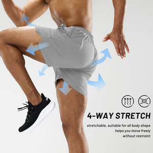 Shorts de sport amples en molleton de coton 440 g/m² de haute qualité pour hommes, grandes tailles, avec logo personnalisé imprimé, shorts décontractés surdimensionnés pour hommes - Product Image 3