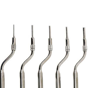 Set 5pcs Concave Curved Dental Implant Sinus Lift Osteotomes Manual Stainless Steel Dental Surgical Instruments Dentavex - Product Image 5