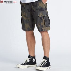 กางเกงขาสั้นชายหาดของผู้ชายแบบแห้งเร็วสำหรับฤดูร้อนกางเกงขาสั้นแบบลำลองมีกระเป๋าใหญ่ - Product Image 4