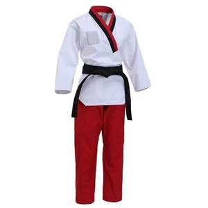 Uniforme de Taekwondo Azul de Primera Calidad, Personalizado con Cuello en V, Dobok de Artes Marciales, Traje de Karate, Equipo de Entrenamiento para Adultos y Niños - Product Image 2