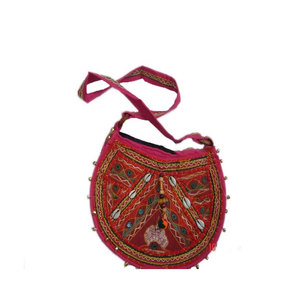 Sac à bandoulière rond Hippi, sac à main bohème pour femme, sac à bandoulière circulaire élégant, sac ethnique pour festival, voyage, décontracté - Product Image 2