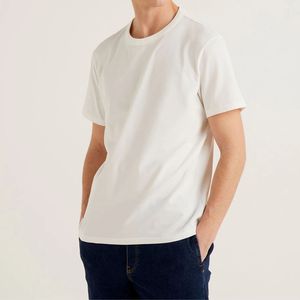 เสื้อยืดฮิปฮอปลายสก็อตผู้ชาย ลำลอง สีพื้น พรีเมียม ผ้าฝ้าย 100% สั่งตัดได้ ไซส์ตามสั่ง แห้งเร็ว ระบายอากาศดี สกรีนโลโก้ได้ - Product Image 1