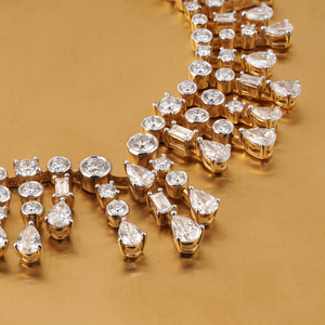 กำไลเพชรเลี้ยงในห้องปฏิบัติการ 10.23 กะรัต ทรงลูกแพร์ ขอบทองคำขาว 14K  ฝังแบบกรงเล็บ  ความสะอาดระดับ VVS-VS  พร้อมใบรับรอง IGI - Product Image 4