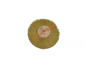 SUNTOOLS/STIPL Brosse en laiton acrylique à poils irréguliers de 4 pouces, outil de polissage de bijoux, accessoire rotatif pour la fabrication de bijoux - Product Image 2