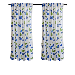 OEM Manufacturer American Floral Printed Blackout Curtains Eyelet <b>Window</b> <b>Shades</b> Living Room Drapes Wholesale - Product Image 1