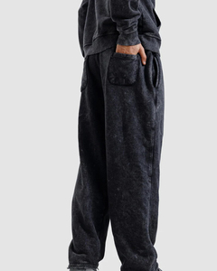 Hot Selling Custom Men's Casual Baggy Wide Leg <b>Joggers</b> High Quality Y2k Cargo Oversized <b>Stacked</b> Pants Eco-Friendly Breathable - Product Image 2