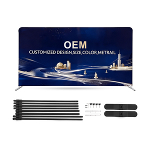 Fondo <span class=keywords><strong>de</strong></span> Fotografía con Marco <span class=keywords><strong>de</strong></span> Aluminio y Tela Tensada para Sublimación <span class=keywords><strong>de</strong></span> Tinta CMYK 4C, Personalizable, para Eventos - Product Image 3