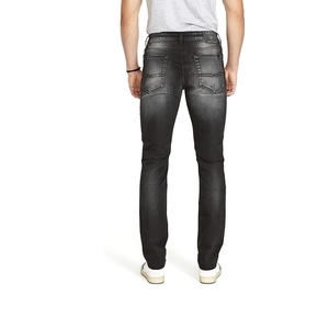 High Quality Mid Waist Straight Mens <b>Jeans</b> <b>Soft</b> Cotton Spandex Denim Pants for Men Wholesale - Product Image 4