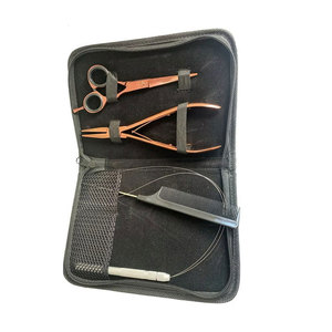 Kit d'outils pour extensions capillaires les plus vendus, couleur personnalisée, matériau composite, outils à micro-anneaux à forte adhérence pour usage commercial - Product Image 3