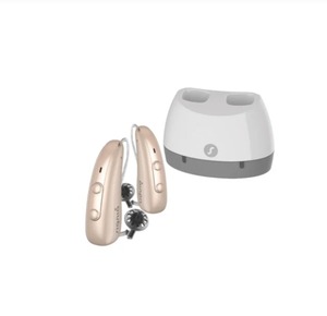 Prothèses auditives rechargeables Signia Pure Charge & Go 1IX RIC pour surdité légère à sévère (2 prothèses auditives, 1 chargeur) - Product Image 1