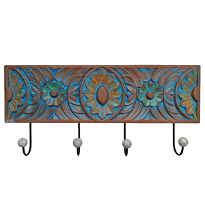 Smart Art Wood Carving MDF Wood Carved <b>Wall</b> <b>Hooks</b> for Clothing Eco Friendly Handmade Modern <b>Wall</b> Decor <b>Key</b> Racks Engineered Wood - Product Image 1