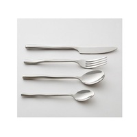 Collection de couverts de table durables en acier inoxydable pour la cuisine quotidienne, les restaurants, les buffets d'hôtel et les repas d'occasions spéciales