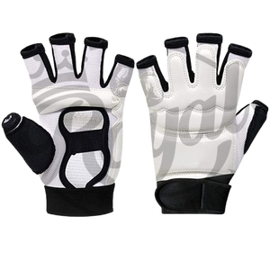 ถุงมือหนัง PU ปรับแต่งได้สำหรับการฝึกกีฬามวยมวยไทย MMA สำหรับออกกำลังกายและกระเป๋าซ้อมหนักยอมรับการแต่งโลโก้ - Product Image 1