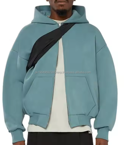 Sweat-shirt à capuche en molleton français 100% coton, surdimensionné, lourd, 450 GSM, pour hommes, vente en gros - Product Image 5