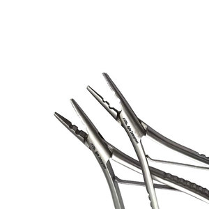 Pince à extensions capillaires en acier inoxydable de haute qualité, outil professionnel de précision à deux trous pour l'installation d'extensions capillaires - Product Image 5