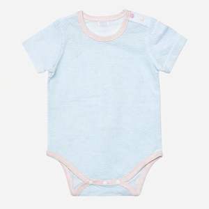 JALBEBE Body Neonato Traspirante in Tessuto a Maniche Corte con Chiusura a Bottoni in Morbido Cotone, Unisex, Estivo, in Rete, Vendita all'Ingrosso - Product Image 5