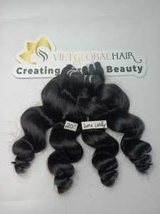 Usine Prix Top Vente 100% Vietnamien Remy Cheveux Lâche Peau Bouclée Trame Extension de Cheveux de Vietglobalhair - Product Image 4