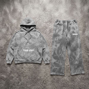 Premium Men <b>Tie</b> <b>Dye</b> Tracksuit Regular Fit OEM Wholesale Factory Supplier USA Europe Streetwear Fashion Collection <b>Set</b> - Product Image 4