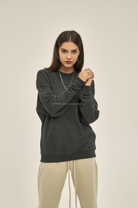 Sudadera con Cuello Redondo y Hombros Caídos, Sudadera con Logotipo Estampado en 3D, Sudadera Deportiva Holgada de Alta Calidad - Product Image 2