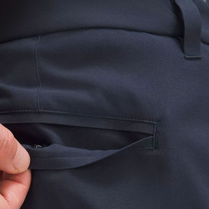 Shorts chino pour homme, coupe ajustée, coton léger, pour usage quotidien, avec poches, couleur unie, légers, respirants, logo personnalisé - Product Image 6