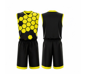 Uniforme de Baloncesto Profesional con Sublimación Completa, Jersey y Pantalones Cortos de Poliéster Transpirable para Hombre y Mujer - Product Image 6
