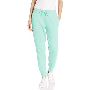Pantalones de chándal de tiro bajo con cordón para mujer, rectos, holgados, de forro polar, lisos, estilo jogger, informales, para estar en casa, 240GSM, alta calidad - Product Image 1