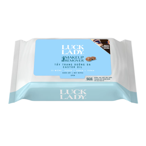 Lingettes humides Luck Lady, 25 unités, pour le soin de la peau et le démaquillage, lingettes cosmétiques en tissu rayonne de qualité supérieure, eau pure RO EDI UV, vente en gros - Product Image 2