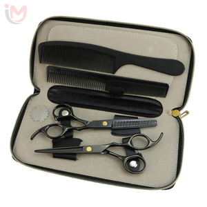 Kits de coiffure et de barbier : Ciseaux à cheveux, tondeuse, ciseaux de coupe, peigne, pinces, accessoires de barbier, ciseaux en acier inoxydable - Product Image 4