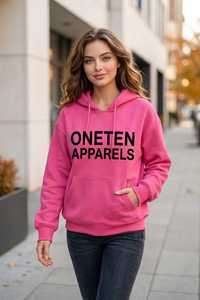 <b>Women's</b> Regular Fit Solid Breathable Casual Long Sleeve Hip Length Modal Zip-Through Hoodie - Product Image 1