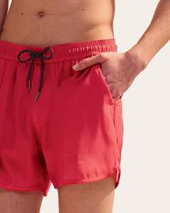 Shorts de sport athlétiques double couche pour homme, personnalisés, avec doublure intérieure de compression, cordon de serrage élastique à la taille et poche. - Product Image 2