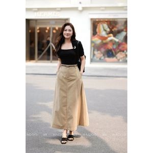 Women Slim Fit Square Neck Ribbed Short Sleeve Solid Summer Knitted Casual Streetwear T-<b>Shirt</b> [A8118] - Product Image 4