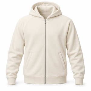 <b>Men's</b> Drop Shoulder Full Zip <b>Hoodie</b> with Split Kangaroo Pockets, Drawstring Hood, Ribbed Cuffs and Hem, <b>Plain</b> Color, Casual - Product Image 2