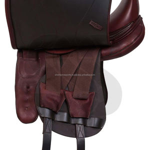 Selle de course en cuir PU durable pour l'équitation, confortable et facile à utiliser, avec quincaillerie en acier inoxydable, logo et couleurs personnalisés - Product Image 6