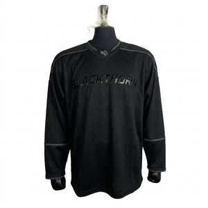 Jersey de Hockey sobre Hielo Sublimado Personalizado, Uniforme de Equipo de Manga Larga para Hombre, Logotipo Impreso en la Parte Delantera - Product Image 3