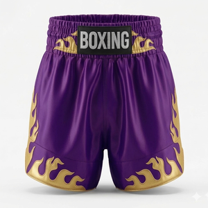 Shorts de Muay Thai respirants avec empiècements en mesh, Nouveauté en promotion, Vêtements de sport et d'arts martiaux, Vente en gros de shorts de Muay Thai - Product Image 2