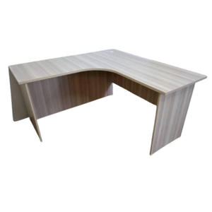 L Shape Chipboard with Melamine Laminate Durable Modern <b>Office</b> Desk Minimalist Design Home <b>Office</b> Workstation Conference <b>Table</b> - Product Image 5