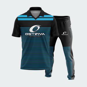 Ensemble d'uniformes de cricket unisexe 2026 – Maillot et pantalon imprimés par transfert thermique pour équipe – Durable, léger, séchage rapide, respirant 100 % - Product Image 3